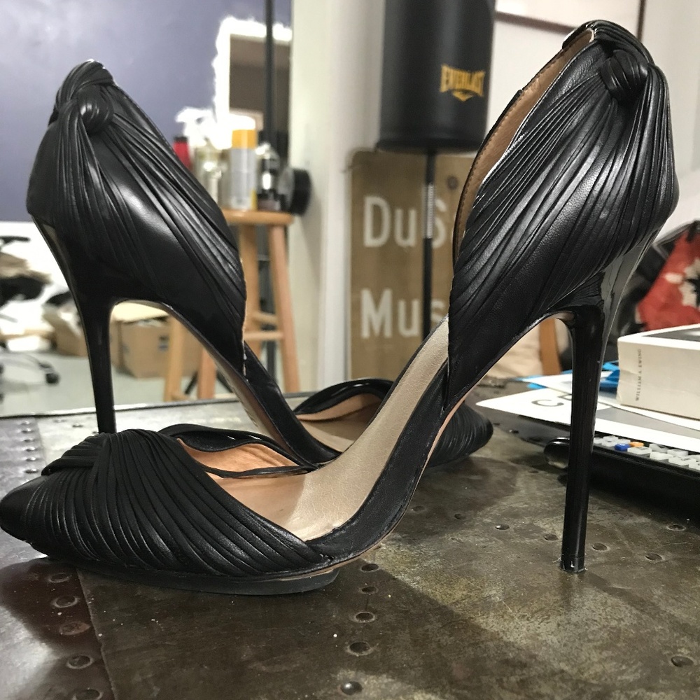 L.A.M.B LAMB leather pumps SZ 10